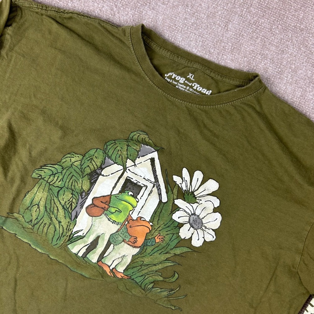 Frog and Toad Together 1972 Shirt Mens XL Graphic Print Long Sleeve Crew Neck